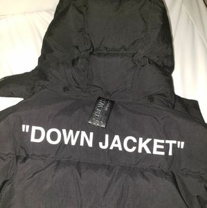 off white down jacket